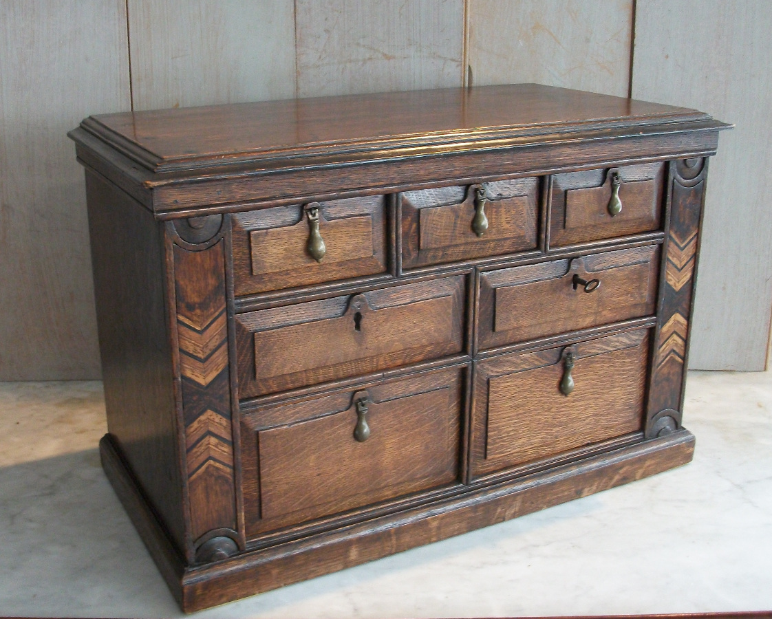 Antique Table Top cabinet or Chest of Drawers